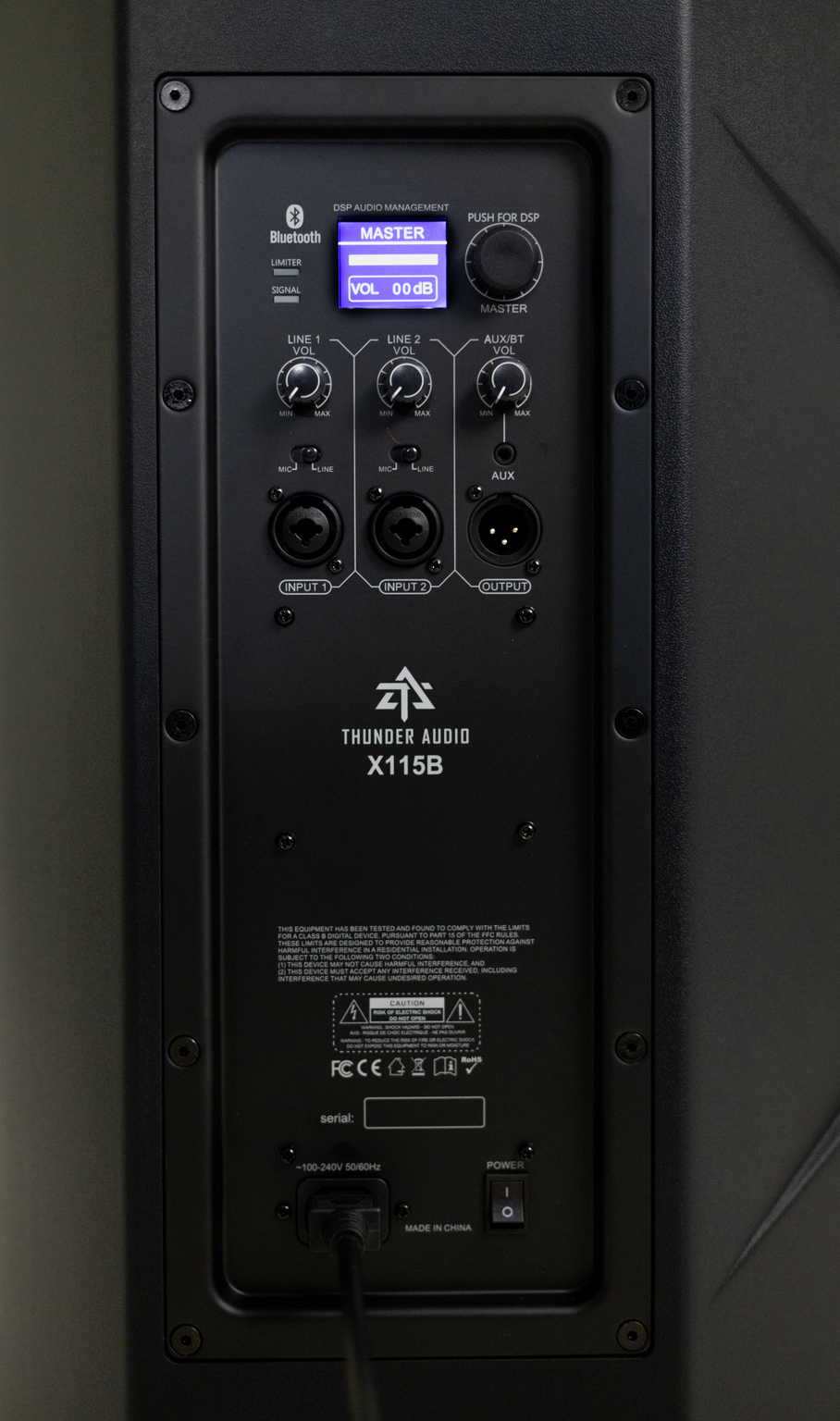 Detailed View of Thunder Audio X115B Speaker Components